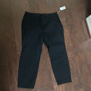 NWT, Black high waisted skinny ankle pant; size 18w; A New Day brand